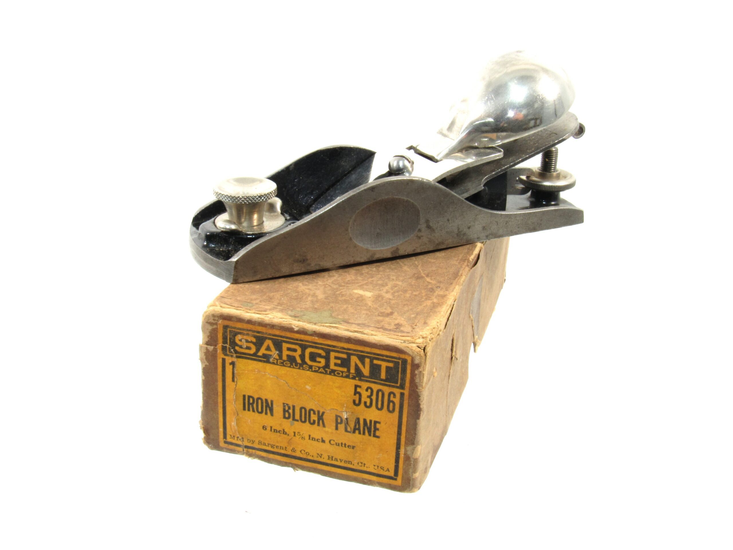 Superb Sargent # 5306 Adjustable Block Plane in original Box - Michael ...