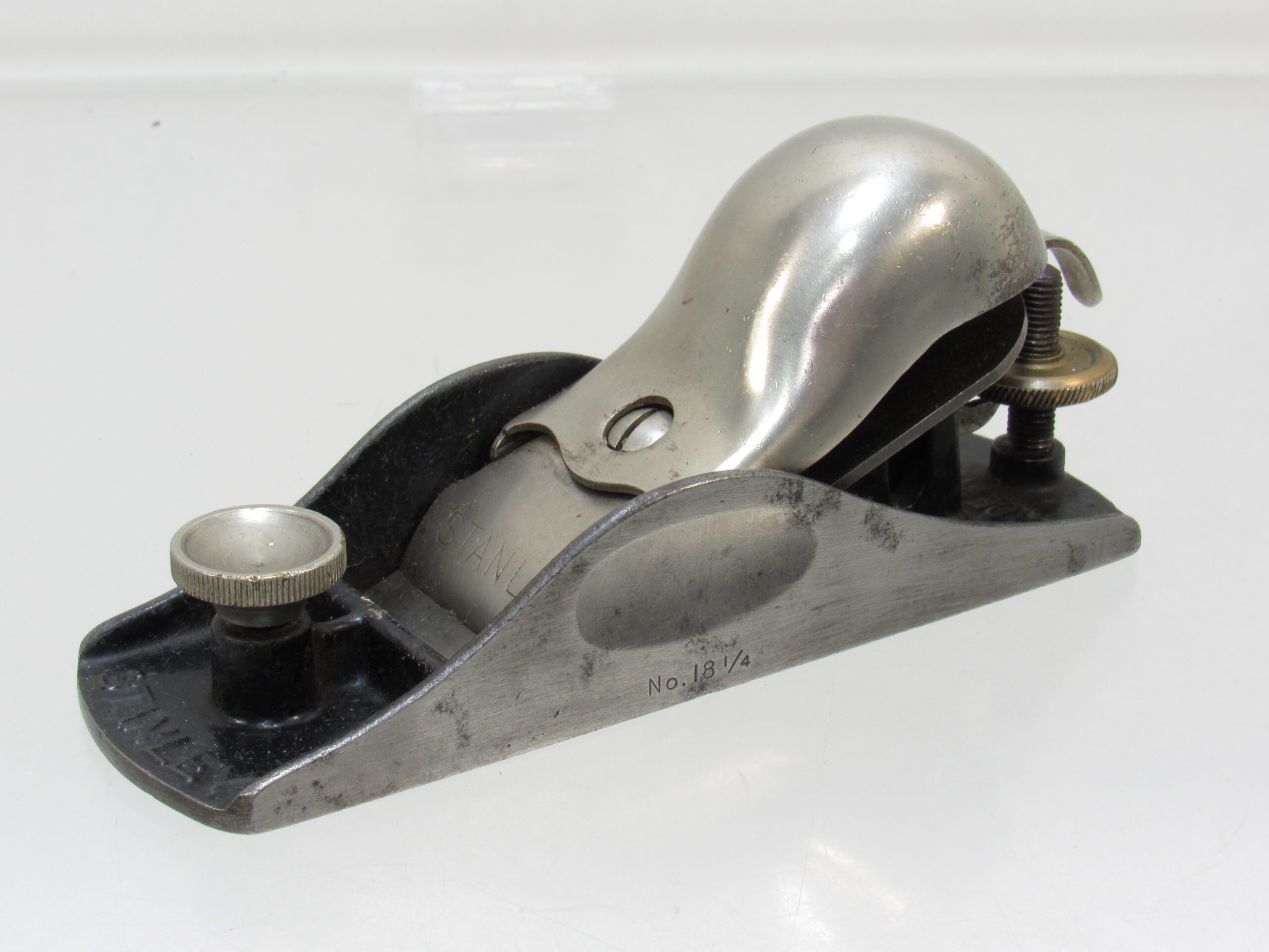 Hard To Find Great Stanley # 18 1/4 Knuckle Joint Block Plane - Michael ...