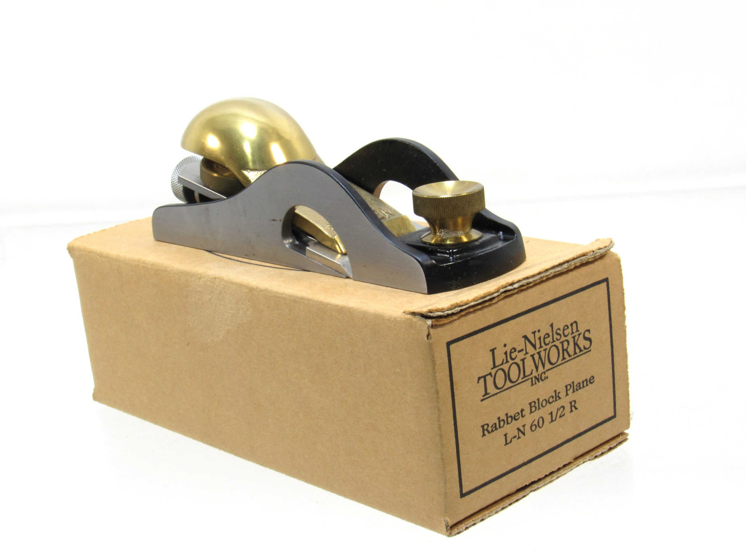 Minty Lie Nielsen # 60 1/2 R Rabbet Block Plane in Original Box ...