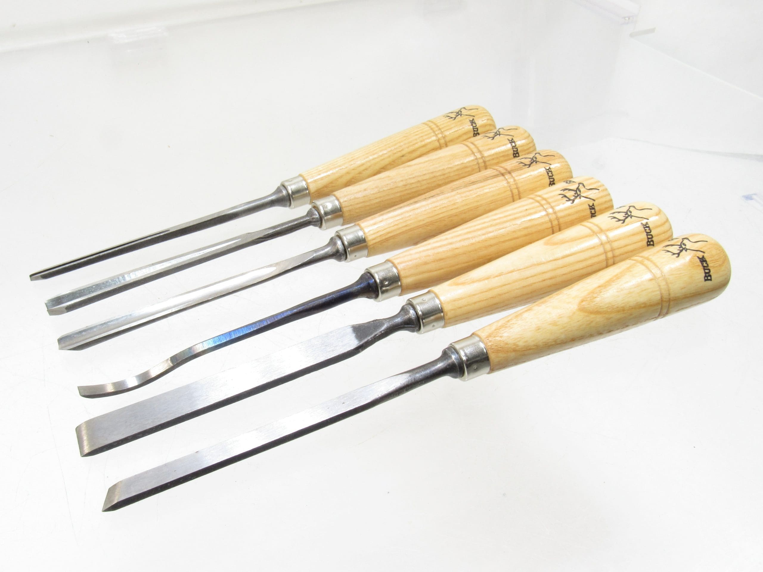 New In Box Set Of 6 Buck Brothers Carving Chisels - Michael Rouillard ...