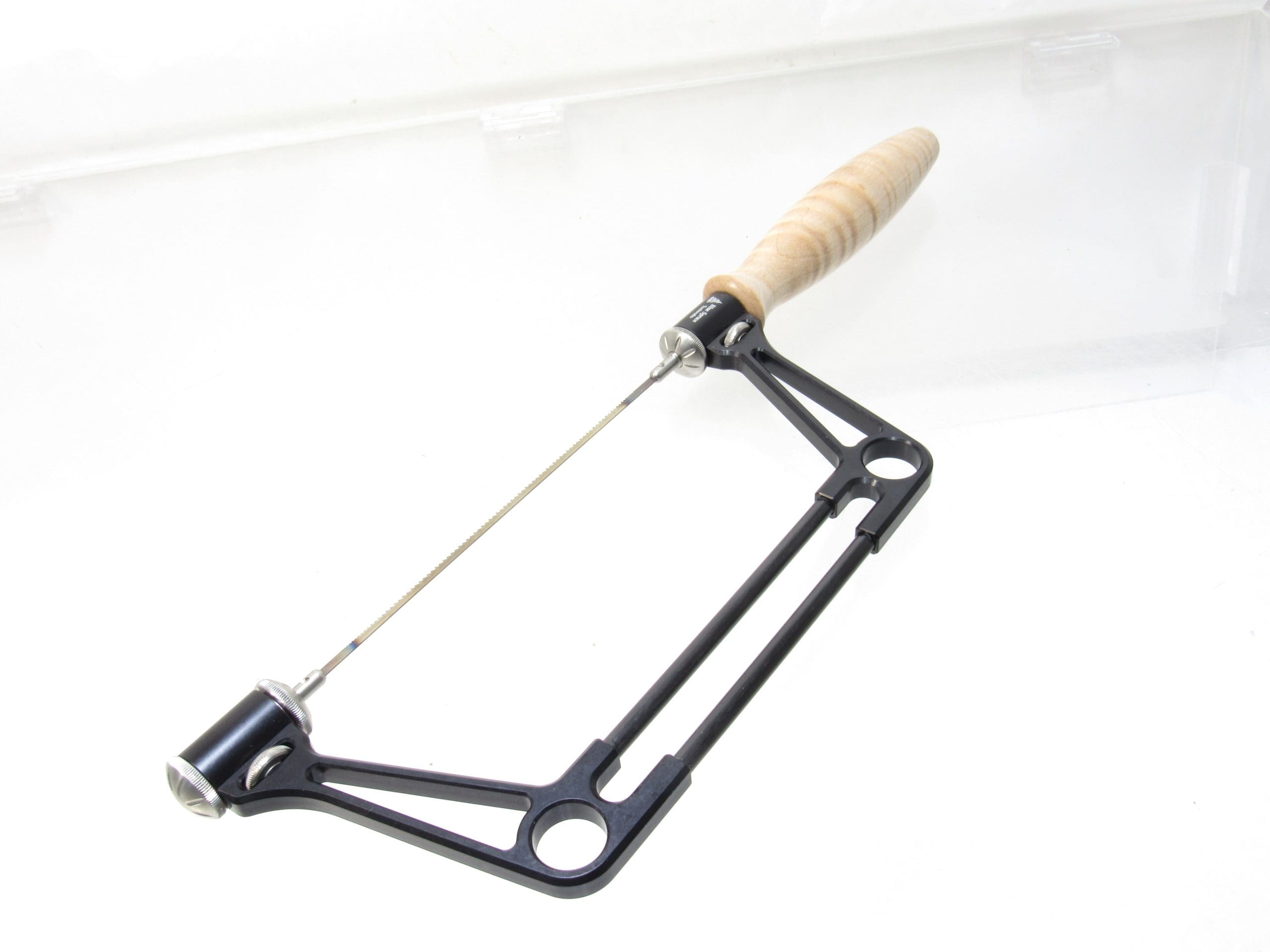 5in Coping Saw Aluminum Alloy Coping Frame with 5 Blades U Shaped Saw Kit for Handicrafts Woodworking Projects, Hand Saw, Coping Saw, Mini Steel Wire Saw