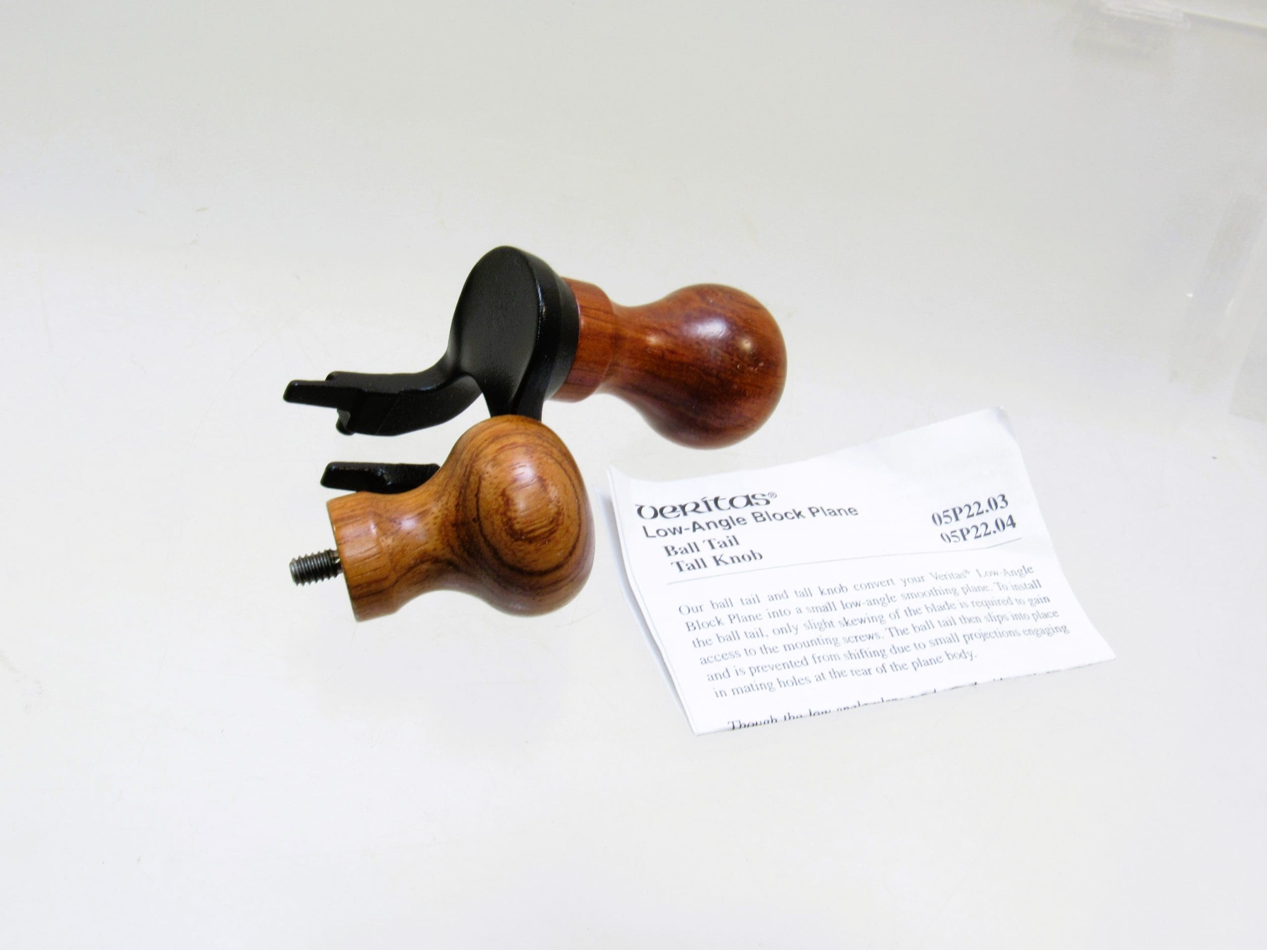 New Veritas Low Angle Block Plane Tail Handle And Knob - Michael ...