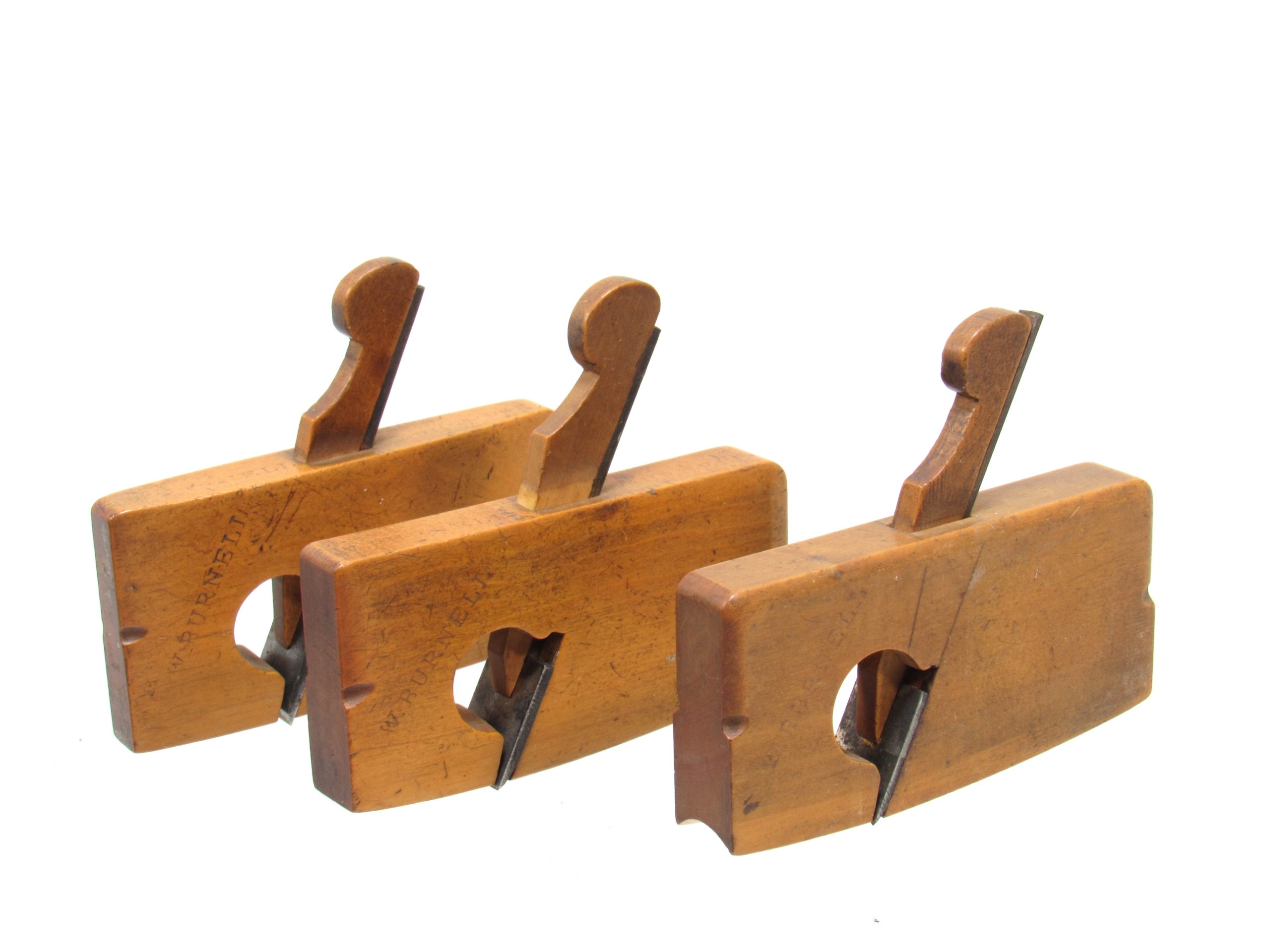 Awesome Group Of 3 Miniature Boxwood Instrument Makers / Carriage ...