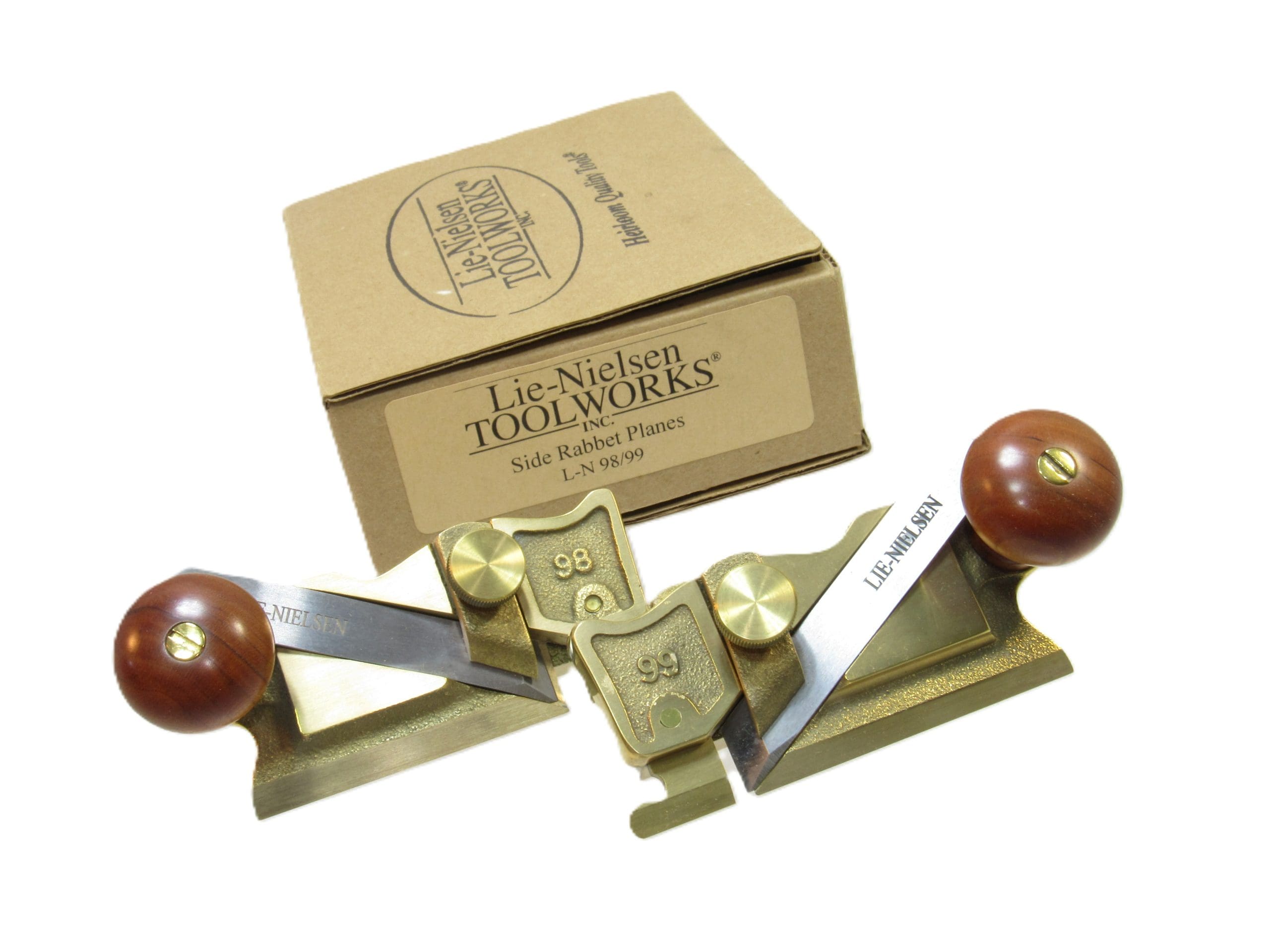 New Unused In Box Lie Nielsen No 98 & 99 Side Rabbet Planes Long